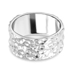 RACHEL GALLEY Rhodium Overlay Sterling Silver Ring