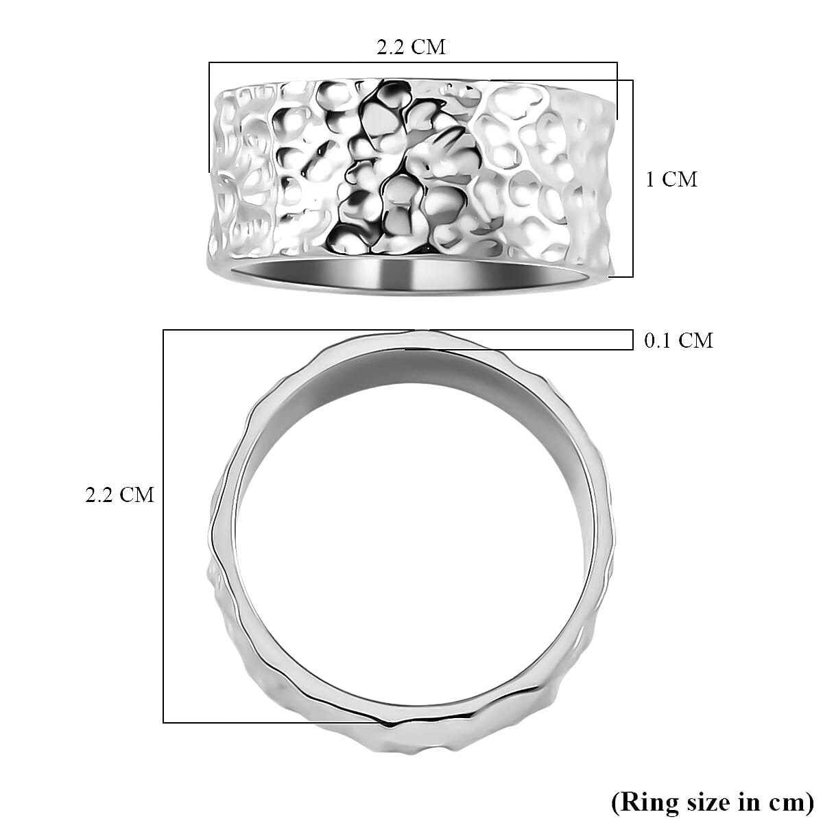 RACHEL GALLEY Rhodium Overlay Sterling Silver Ring 3889948 6