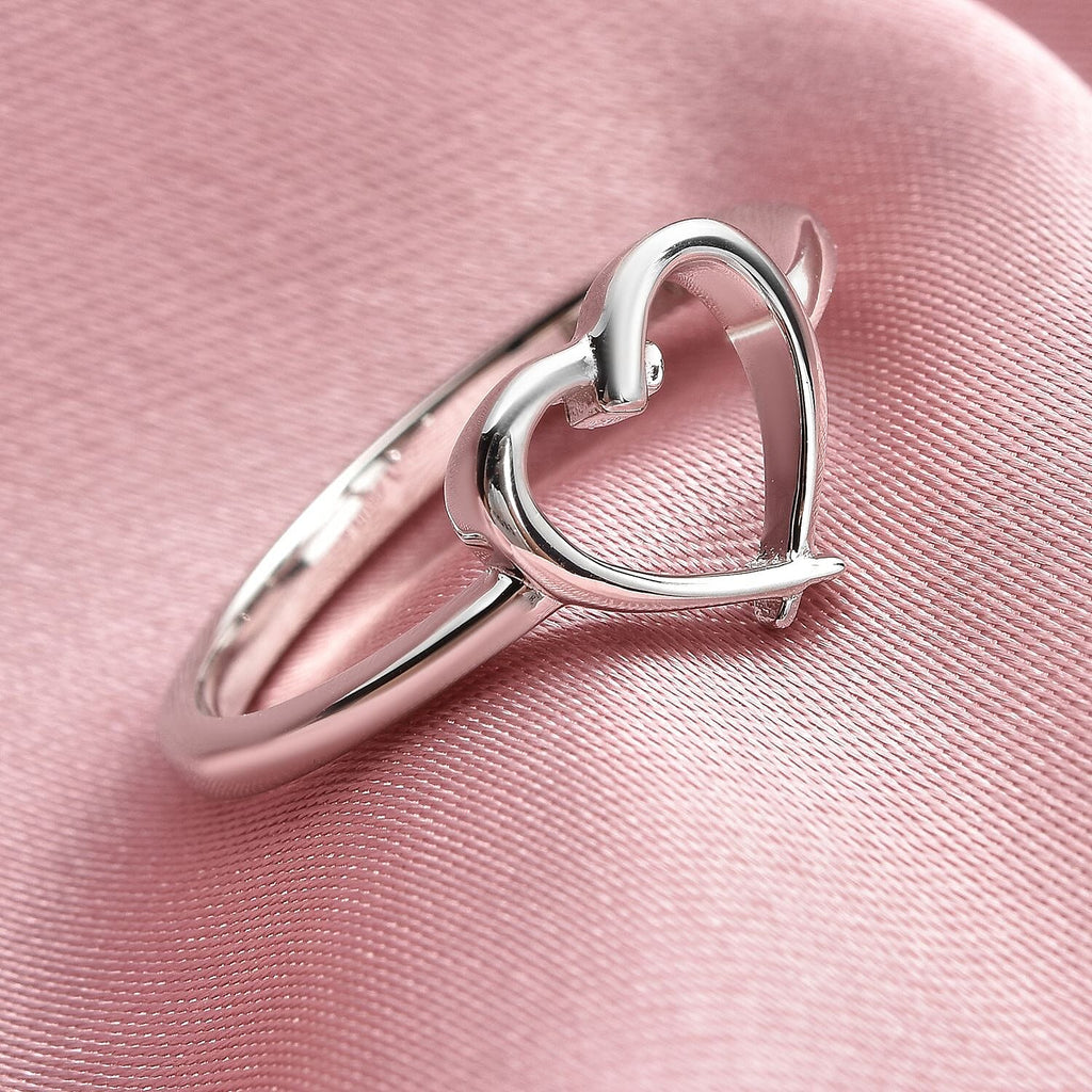RACHEL GALLEY Rhodium Overlay Sterling Silver Ring