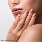RACHEL GALLEY Rhodium Overlay Sterling Silver Ring