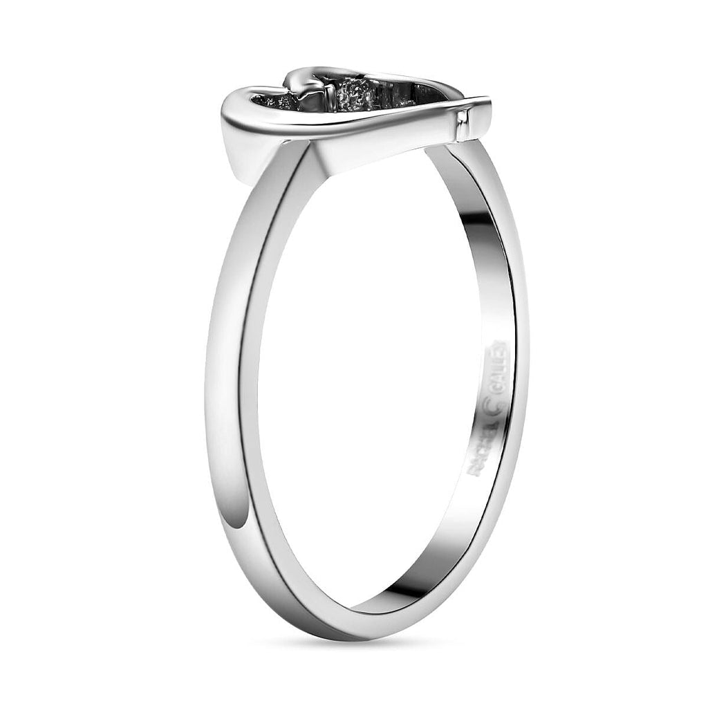 RACHEL GALLEY Rhodium Overlay Sterling Silver Ring