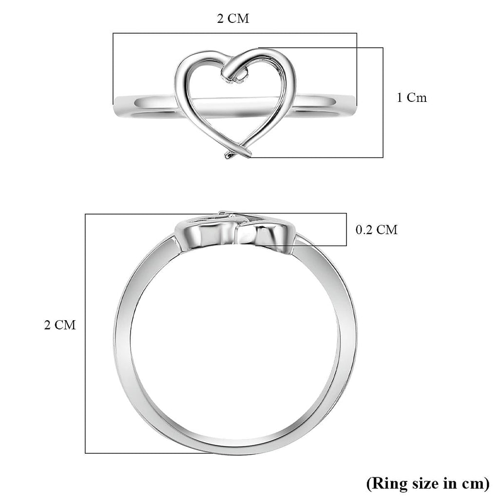 RACHEL GALLEY Rhodium Overlay Sterling Silver Ring