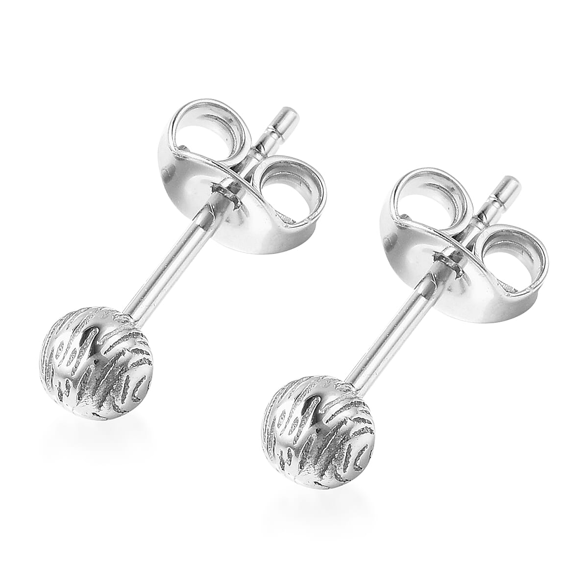 RACHEL GALLEY Rhodium Overlay Sterling Silver Stud Earrings 3702841 1