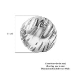 RACHEL GALLEY Rhodium Overlay Sterling Silver Stud Earrings