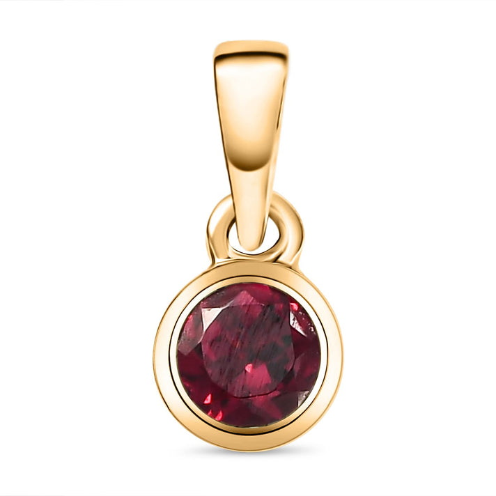 RACHEL GALLEY Rhodolite Garnet Pendant in Vermeil Yellow Gold Overlay Sterling Silver 8847578 1