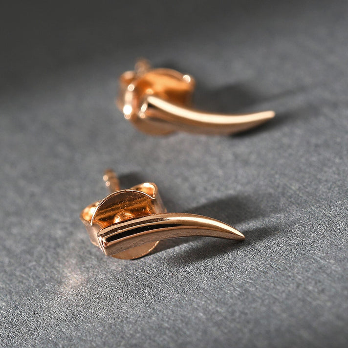 RACHEL GALLEY Rose Gold Overlay Sterling Silver Earrings (with Push Back) 3866213 2