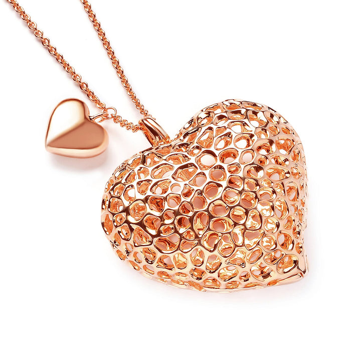 RACHEL GALLEY Rose Gold Overlay Sterling Silver Necklace,  Silver Wt. 34.24 Gms 3861503 1