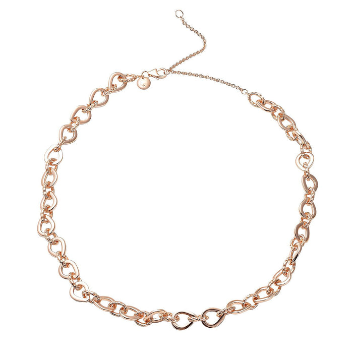 RACHEL GALLEY Rose Gold Overlay Sterling Silver Necklace (Size - 18/ 20), Silver Wt. 37.40 Gms 3719055 1
