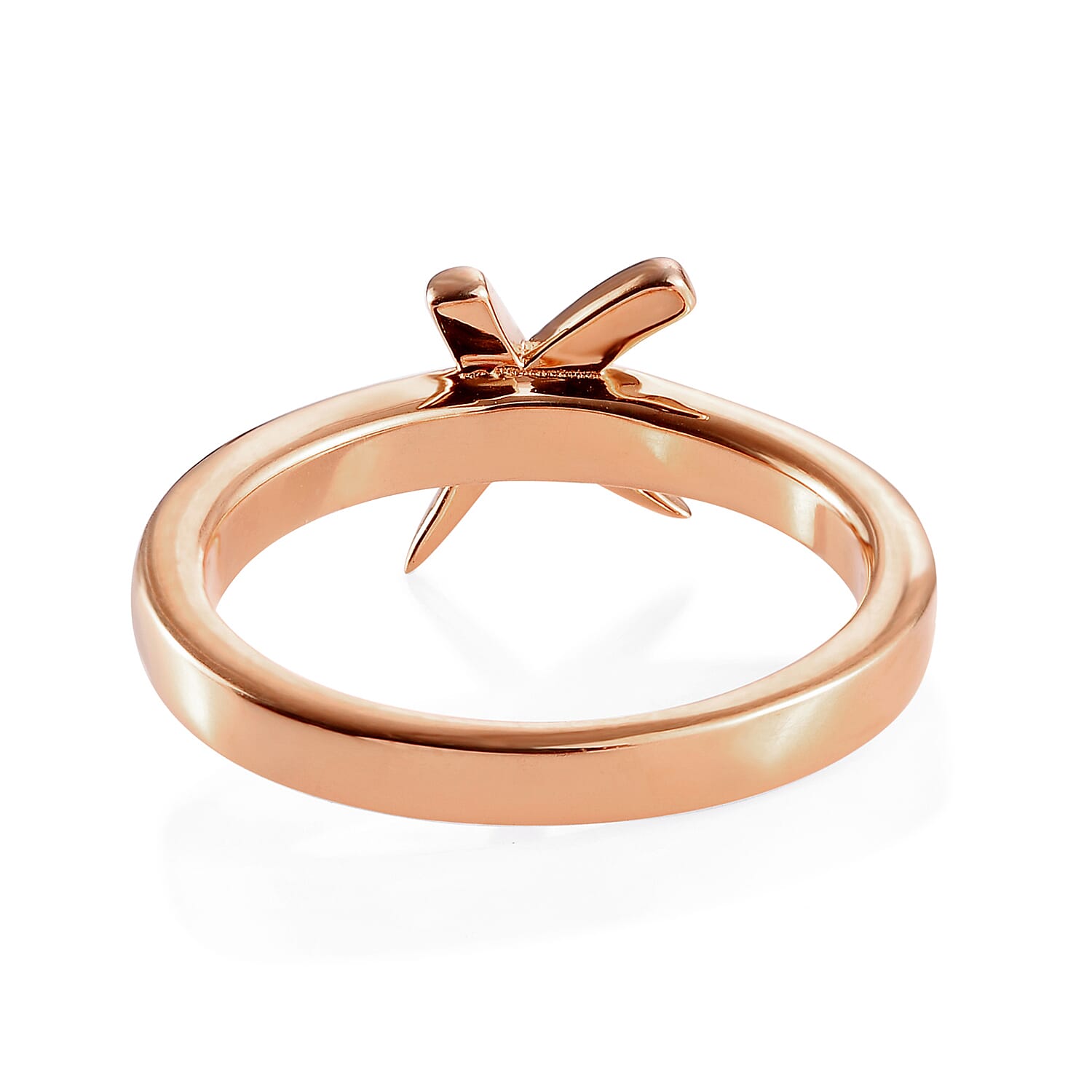 RACHEL GALLEY Rose Gold Overlay Sterling Silver Ring 3861446 3