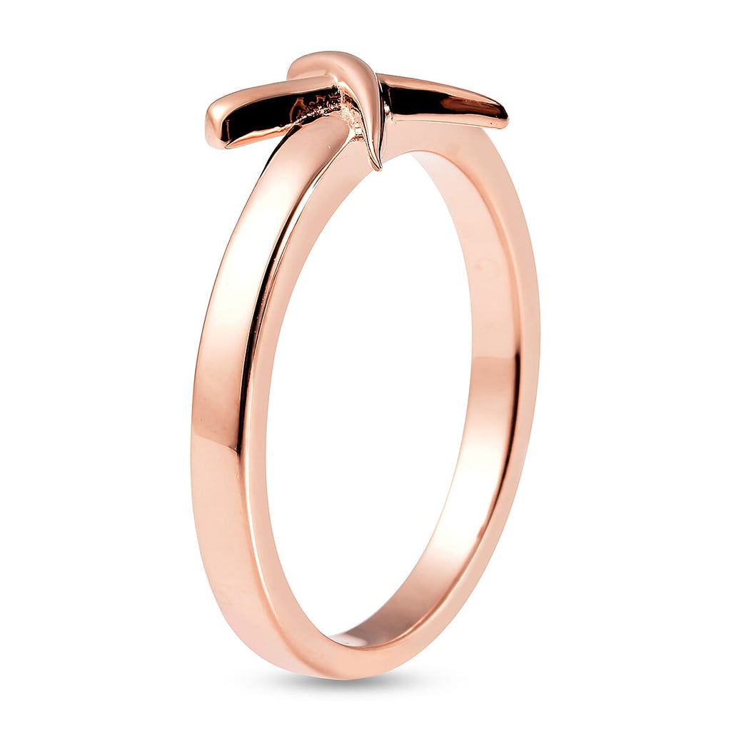 RACHEL GALLEY Rose Gold Overlay Sterling Silver Ring