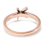 RACHEL GALLEY Rose Gold Overlay Sterling Silver Ring