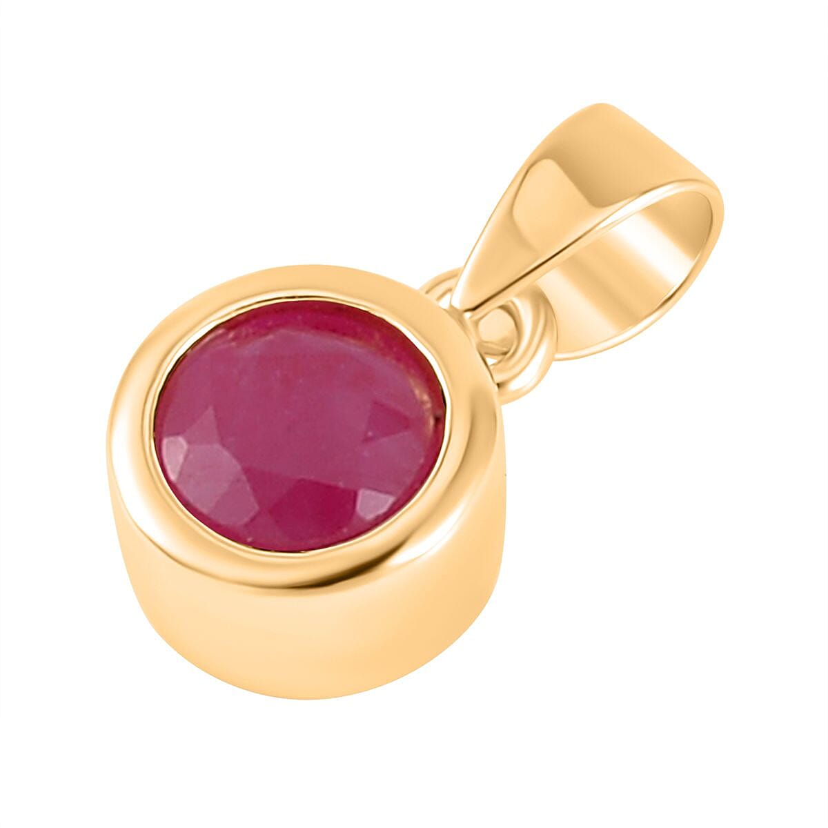 RACHEL GALLEY Ruby Pendant in Vermeil Yellow Gold Overlay Sterling Silver 8847624 3