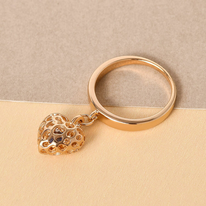 RACHEL GALLEY Tanzanite Angel Heart Ring in 18K Yellow Gold Vermeil Sterling Silver 3884211 2