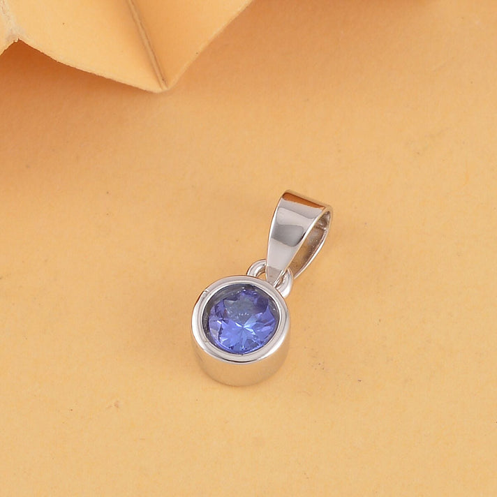 RACHEL GALLEY Tanzanite Pendant in Platinum Overlay Sterling Silver 8847781 2