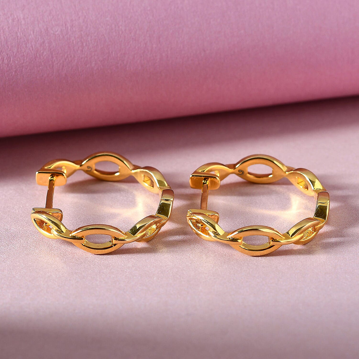 RACHEL GALLEY Tesoro Collection Yellow Gold Overlay Sterling Silver Hoop Earrings 3861402 2