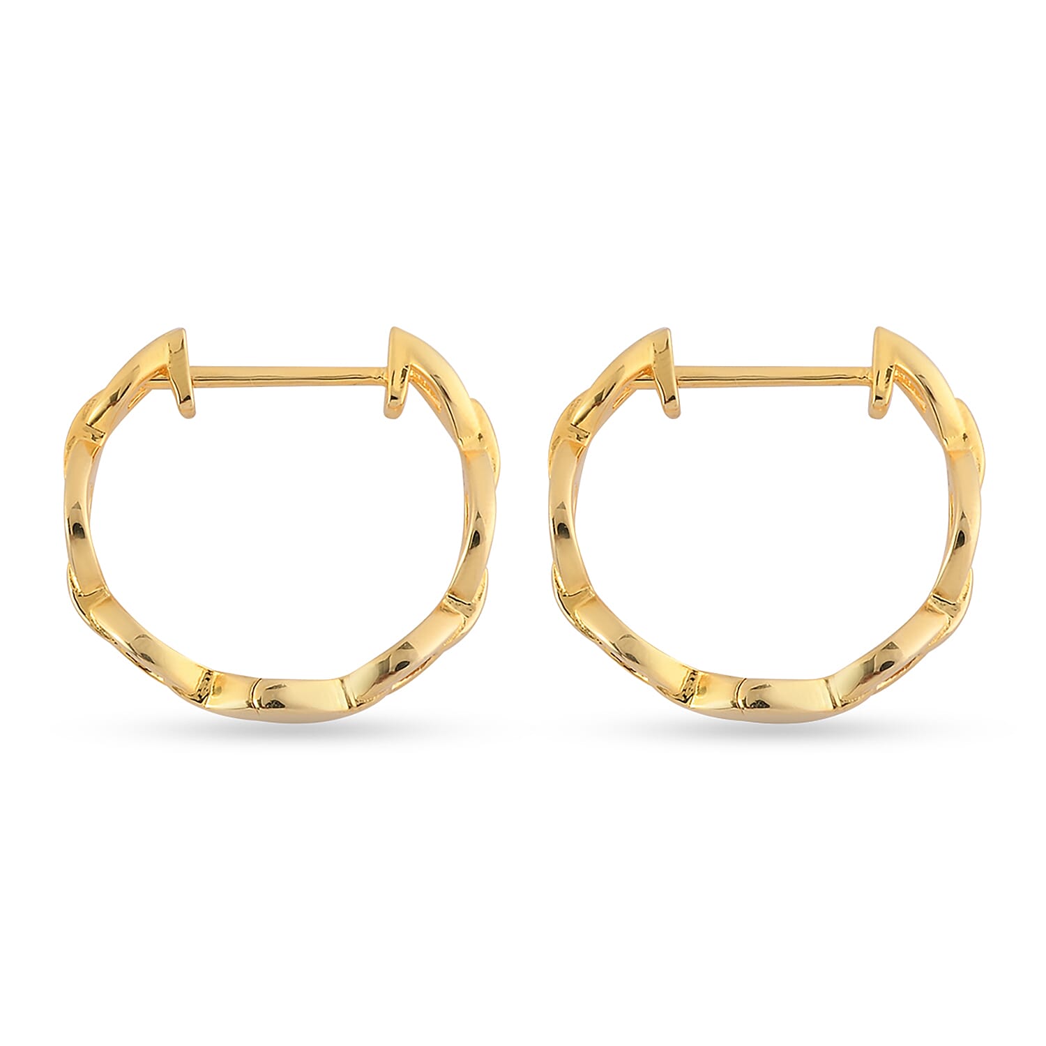 RACHEL GALLEY Tesoro Collection Yellow Gold Overlay Sterling Silver Hoop Earrings 3861402 3