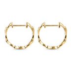 RACHEL GALLEY Tesoro Collection Yellow Gold Overlay Sterling Silver Hoop Earrings
