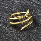 RACHEL GALLEY Vermeil Yellow Gold Overlay Sterling Silver Ring