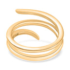 RACHEL GALLEY Vermeil Yellow Gold Overlay Sterling Silver Ring