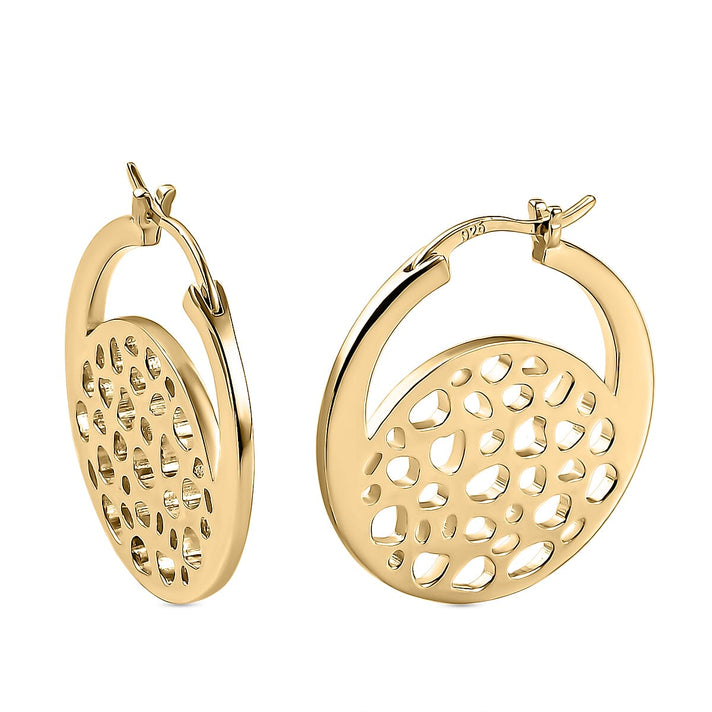 RACHEL GALLEY Vermeil Yellow Gold Overlay Sterling Silver Stud Earrings (With Clasp), Silver Wt. 6.20 Gms 3888649 1