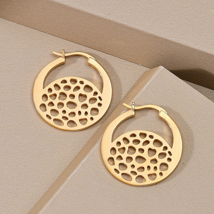 RACHEL GALLEY Vermeil Yellow Gold Overlay Sterling Silver Stud Earrings (With Clasp), Silver Wt. 6.20 Gms 3888649 2