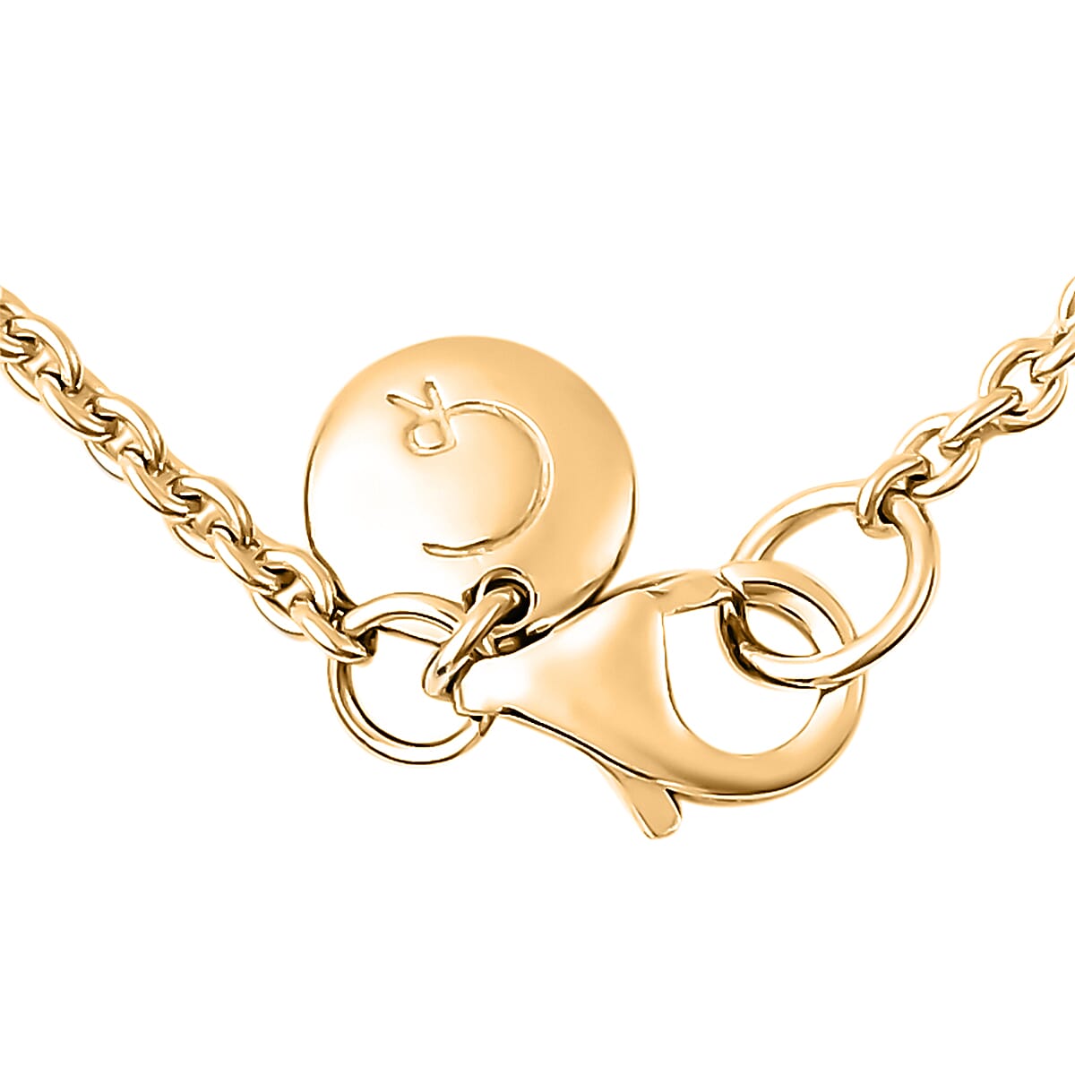 RACHEL GALLEY Yellow Gold Overlay Sterling Silver Amore Heart Necklace (Size 18/24/30) with Pebble, Silver Wt. 30.06 Gms 3230471 6