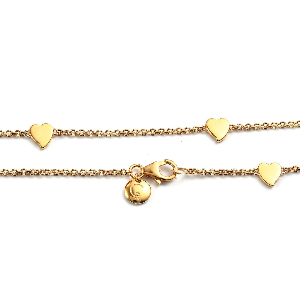 RACHEL GALLEY Yellow Gold Overlay Sterling Silver Necklace (Size 26),  Silver Wt.12.27 Gms.