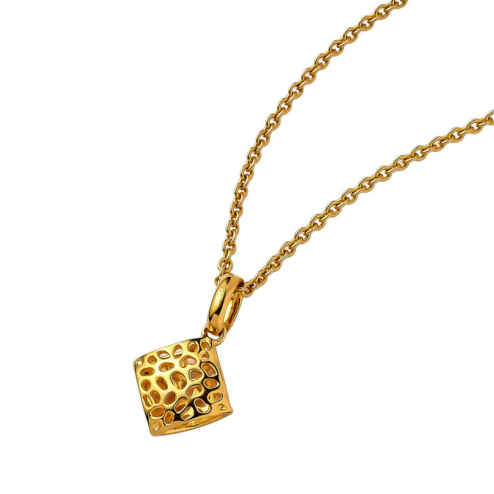 RACHEL GALLEY - Yellow Gold Overlay Sterling Silver Pendant with Chain (Size 30), Silver Wt. 8.62 Gms 3881784 1
