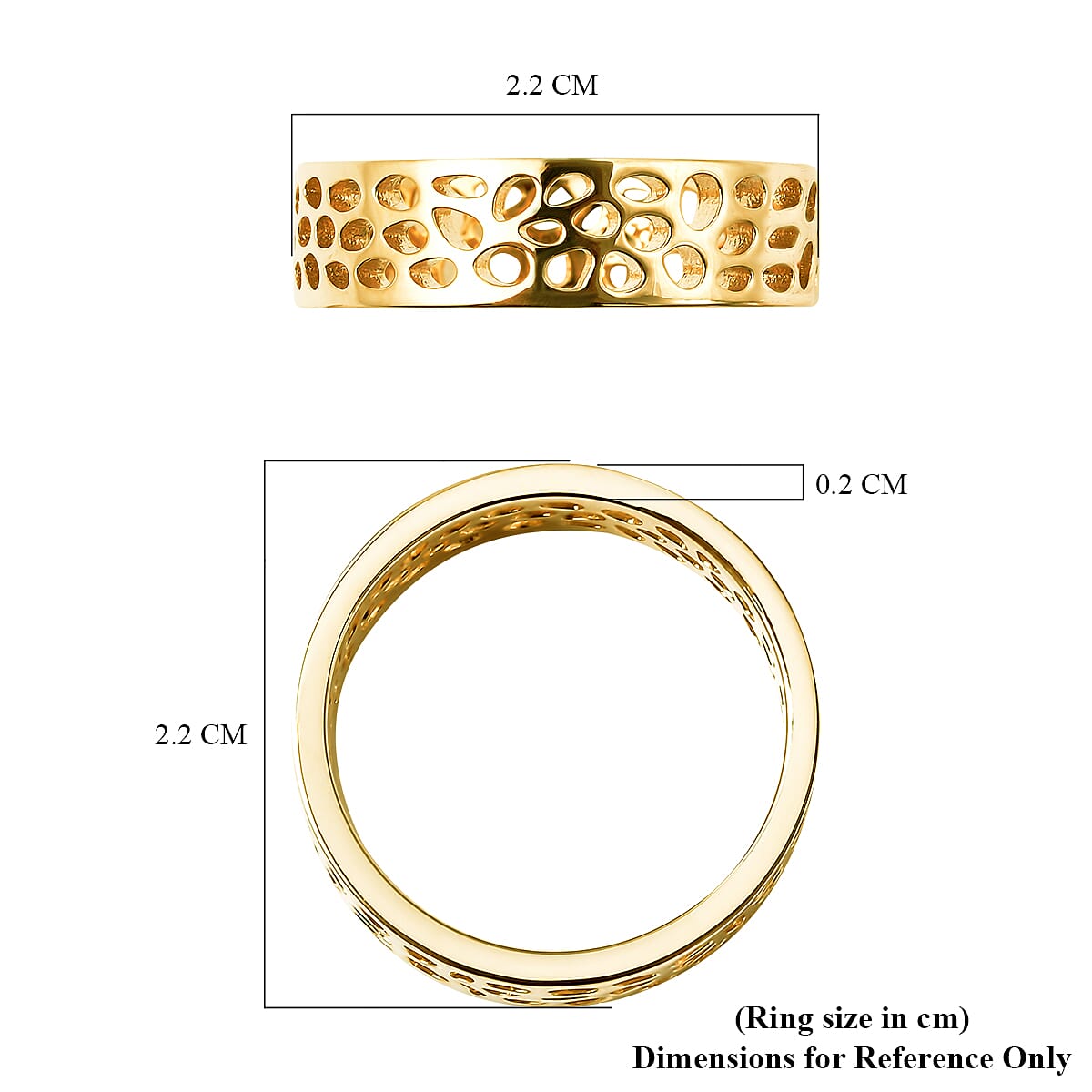 RACHEL GALLEY Yellow Gold Plated  Sterling Silver Ring 2364531 5