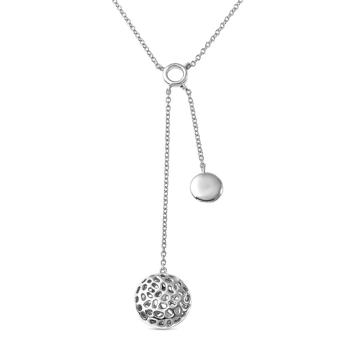 RACHEL GALLEY in Rhodium Overlay Sterling Silver Necklace (Size -18/24/30), Silver Wt 7.85 Gms 3881169 1