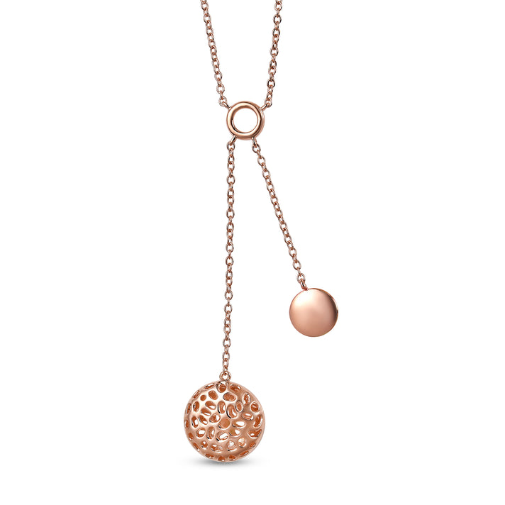 RACHEL GALLEY in Rose Gold Overlay Sterling Silver Necklace (Size -18/24/30), Silver Wt 7.6 Gms 3881172 1