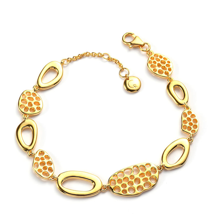 RACHEL GALLEY in Yellow Gold Overlay Sterling Silver Bracelet (Size 8),  Silver Wt. 13.95 Gms 3456203 1