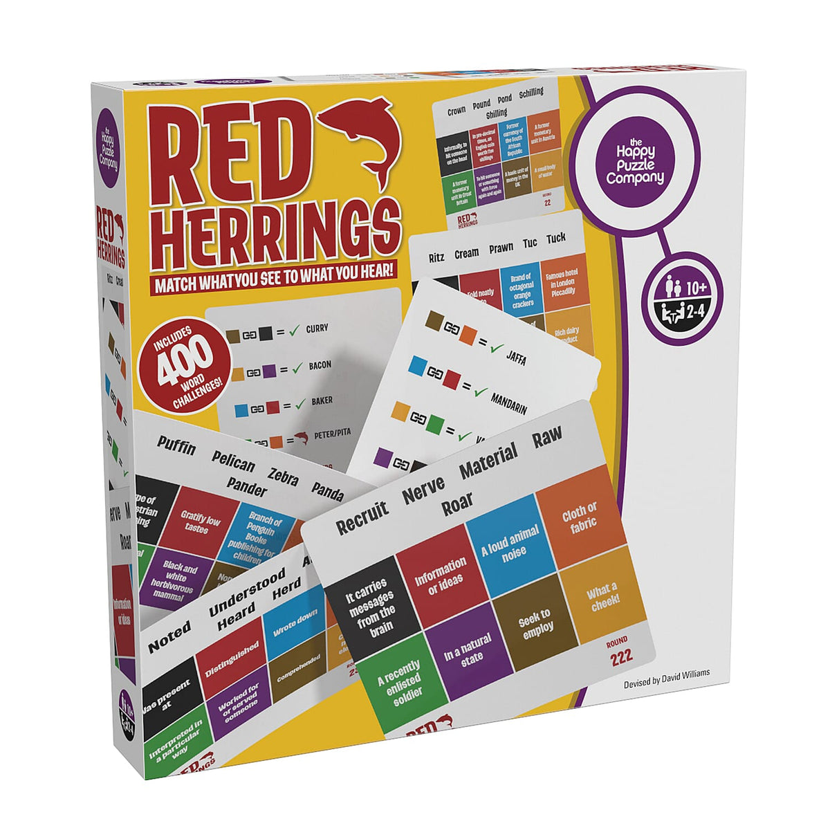 Red Herrings Word Challenge Game â€“ 400 Brain-Teasing Puzzles 8024236 0
