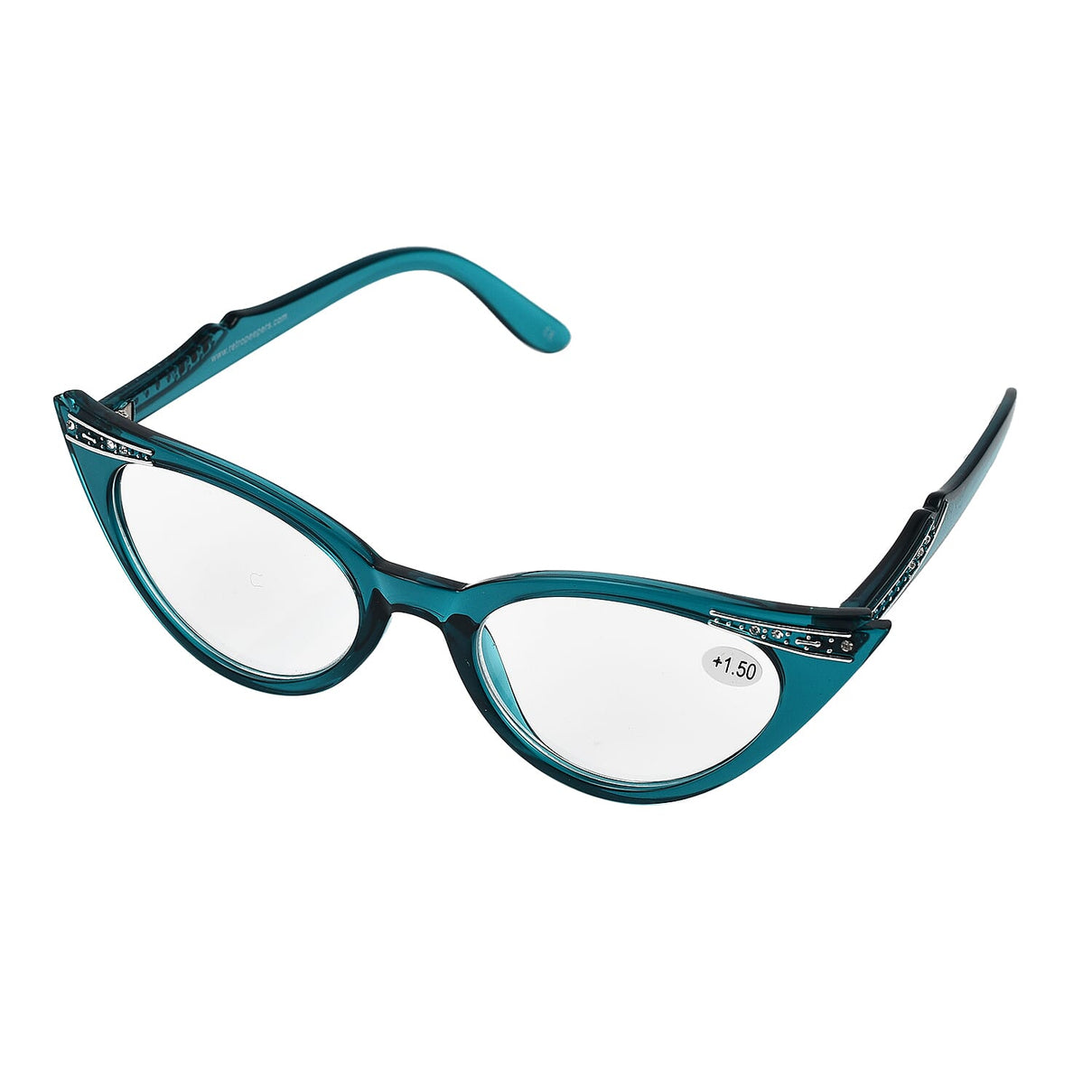 RETROPEEPERS Betty Cat Eye Reading Glasses -1.5D - Blue Turquoise 7657360 1
