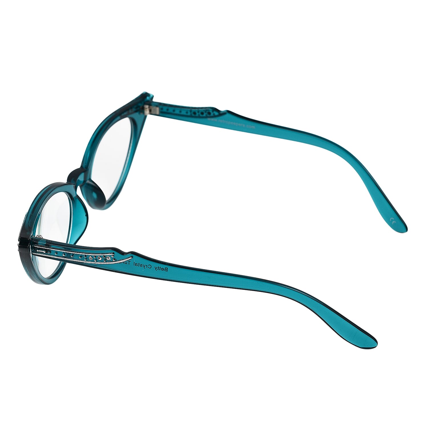 RETROPEEPERS Betty Cat Eye Reading Glasses -1.5D - Blue Turquoise 7657360 2