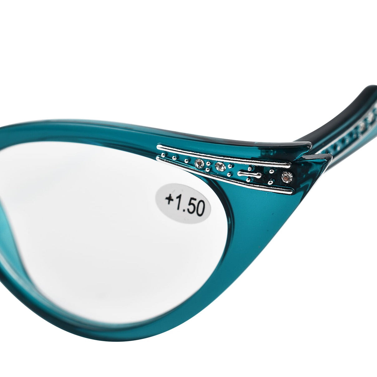 RETROPEEPERS Betty Cat Eye Reading Glasses -1.5D - Blue Turquoise 7657360 3