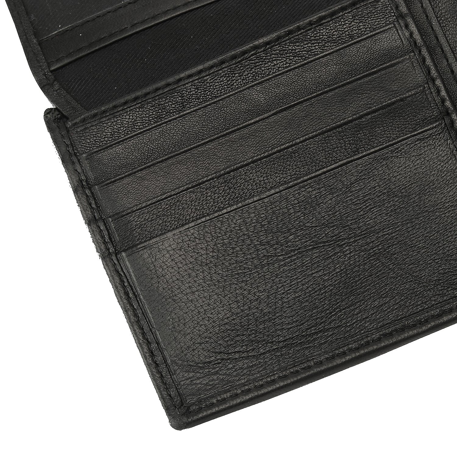 RFID Protected Leather Wallet - Black 8945667 4