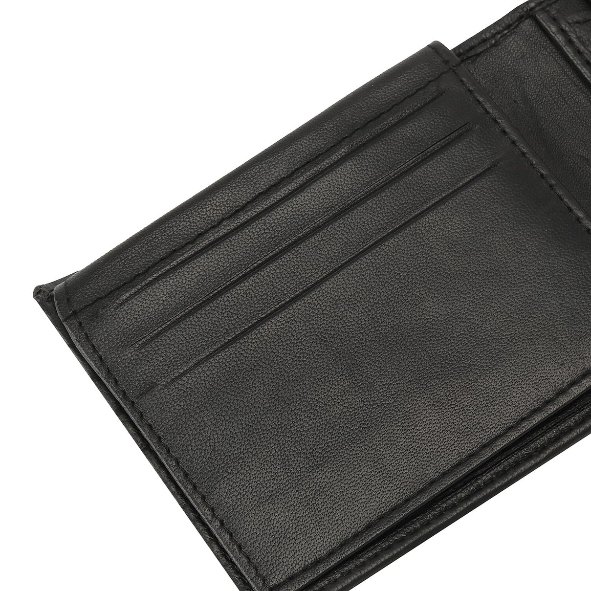 RFID Protected Leather Wallet - Black 8945667 6