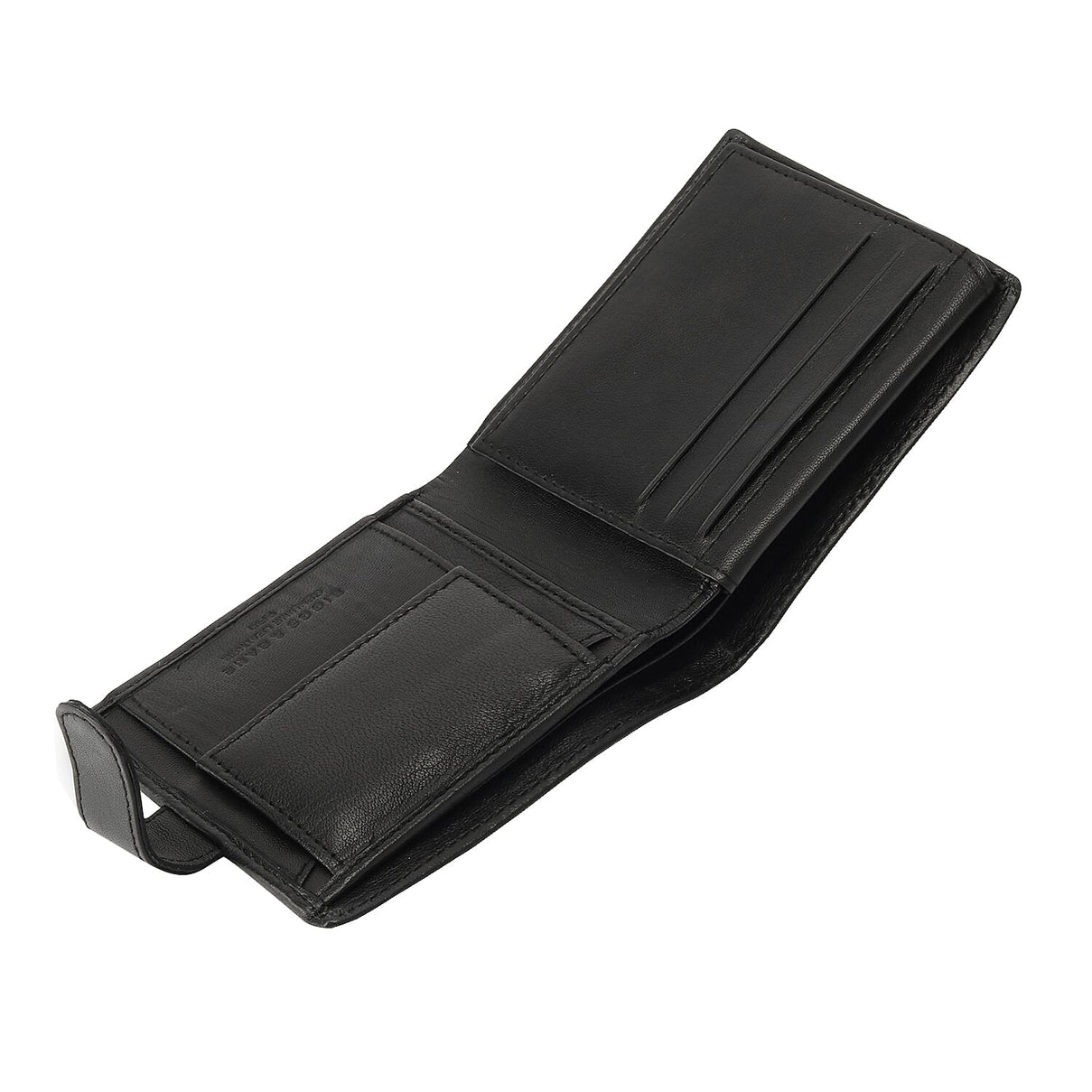 RFID Protected Leather Wallet - Black 8945667 7