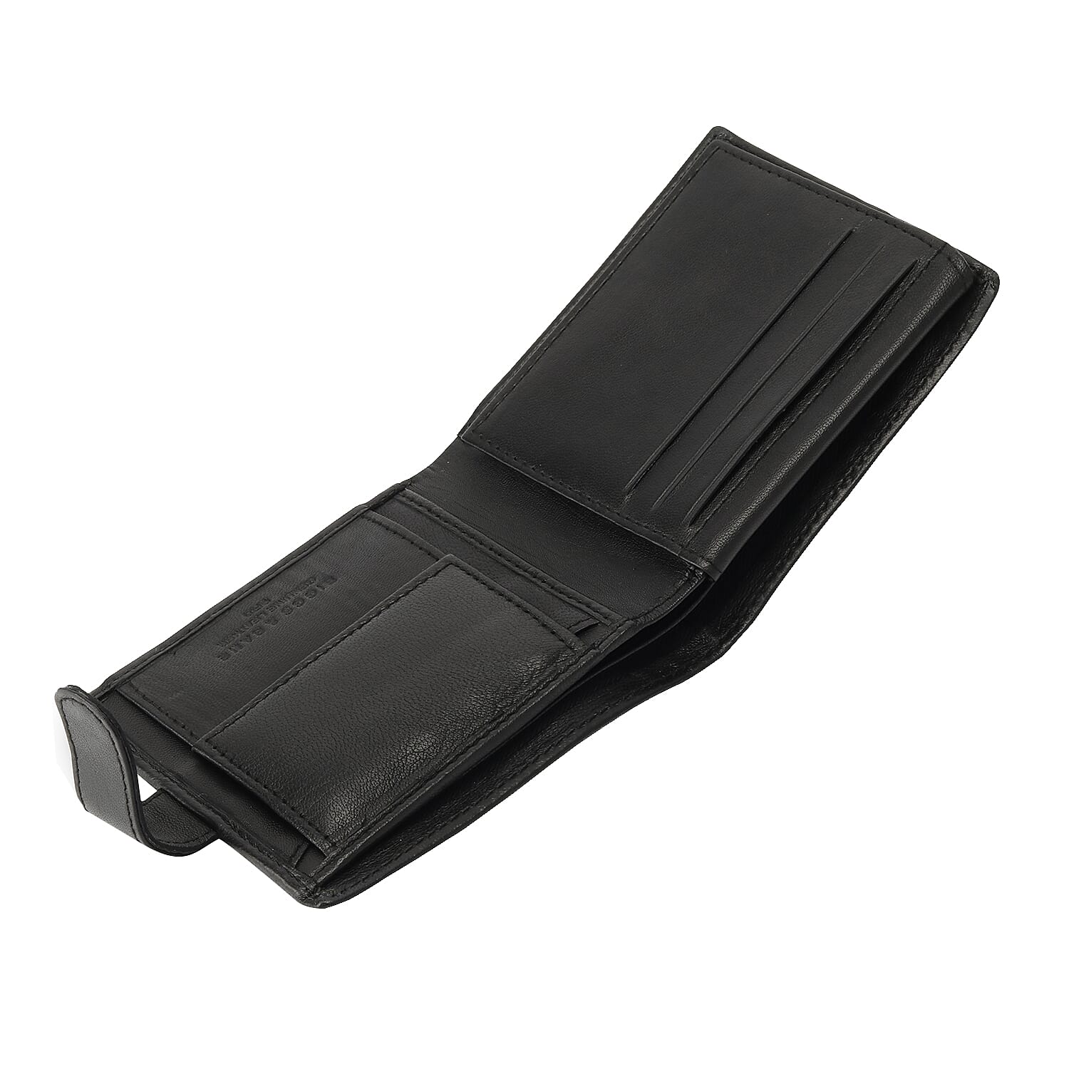 RFID Protected Leather Wallet - Black 8945667 7