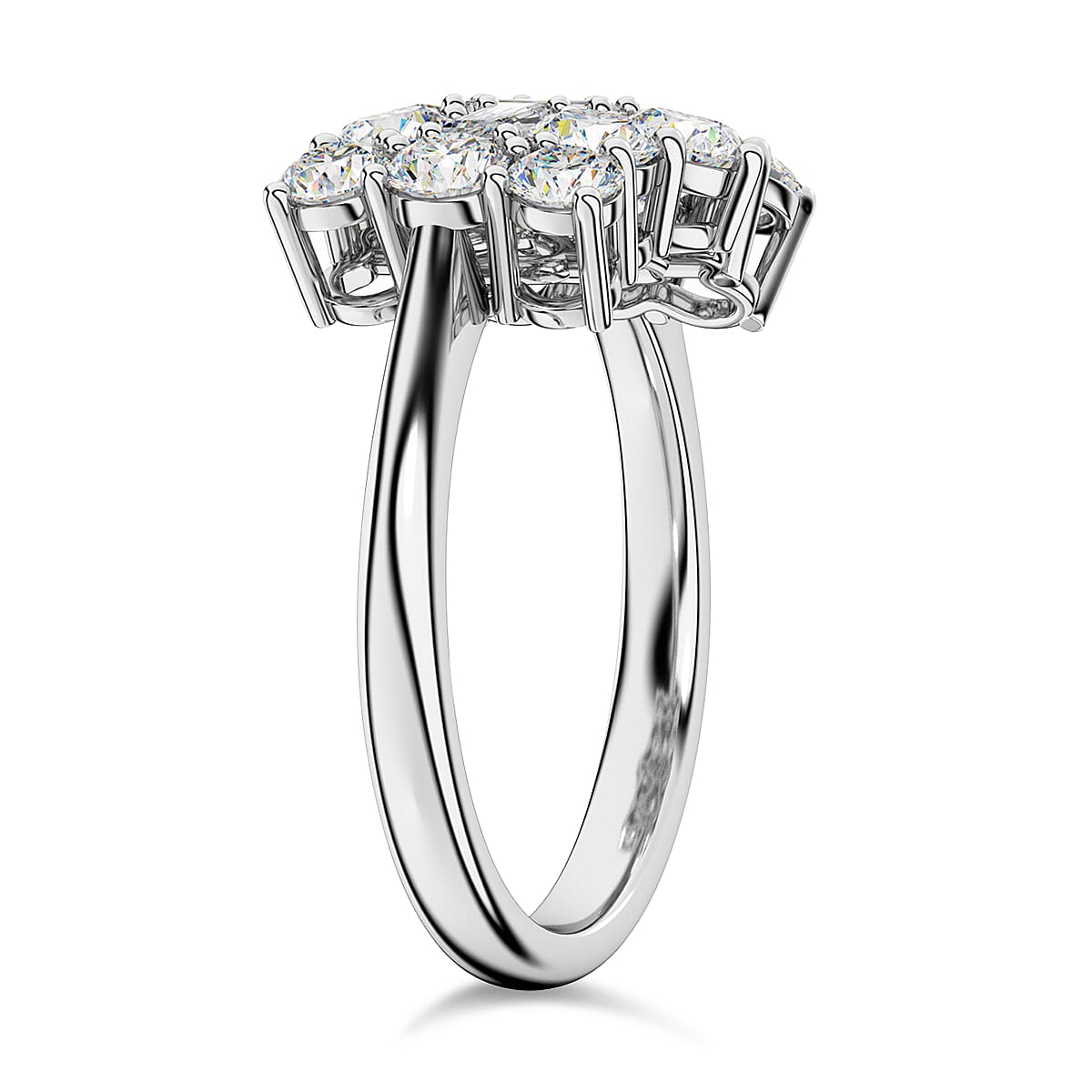 RHAPSODY 2 Ct. IGI Certified Diamond Boat Ring in 950 Platinum 7892373 4