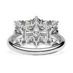 RHAPSODY - 950 Platinum IGI Certified (VS-E-F) Natural White Diamond Boat Ring 2.00 Ct.