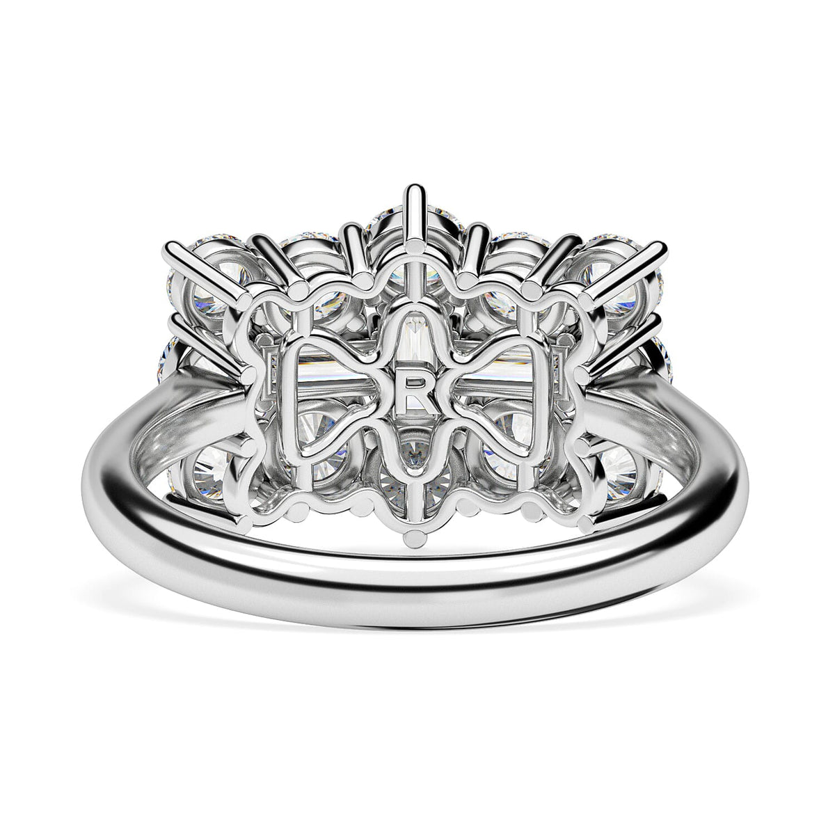 RHAPSODY 2 Ct. IGI Certified Diamond Boat Ring in 950 Platinum 7892373 5