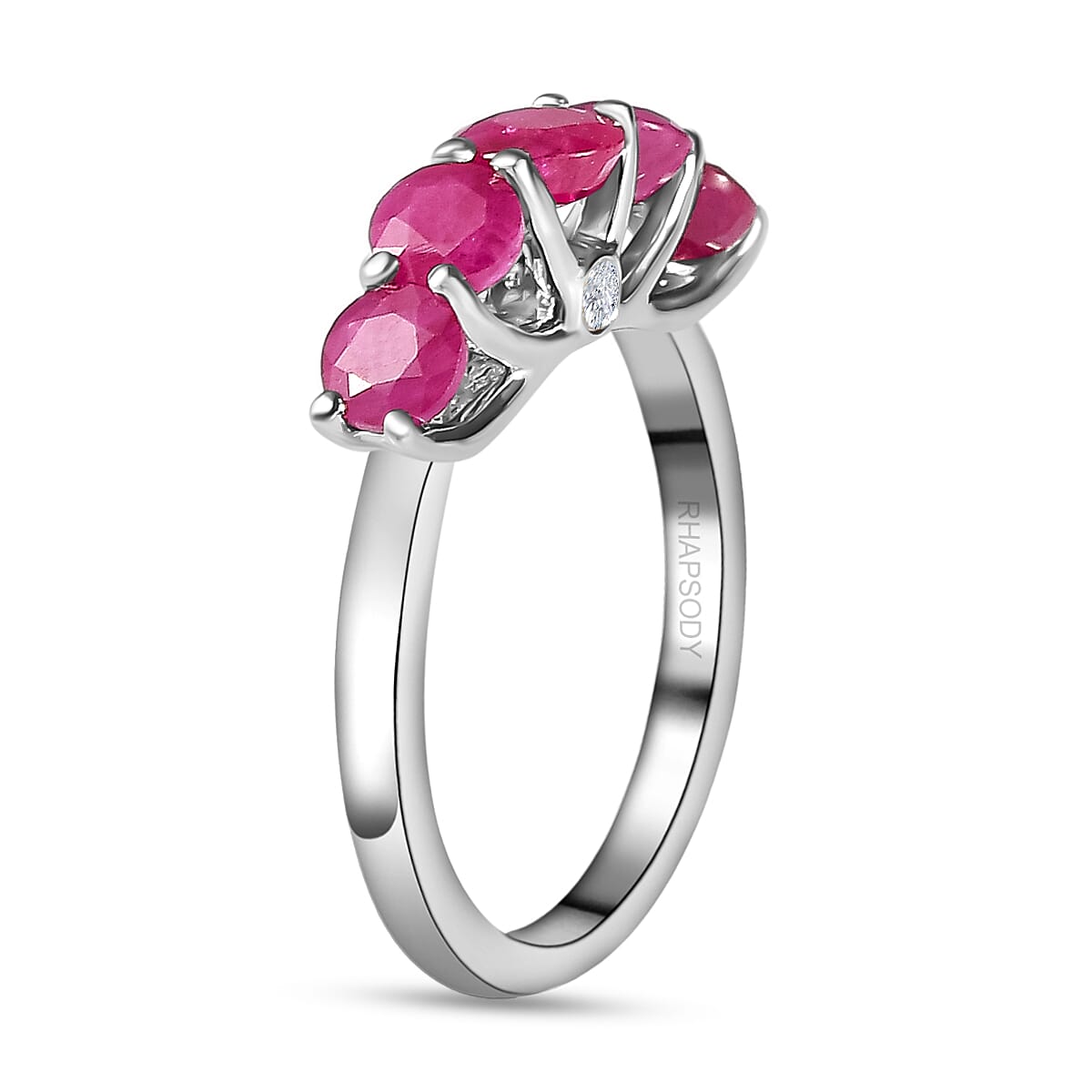 950 Platinum AAAA Ruby and Diamond (VS) Ring 7197080 7