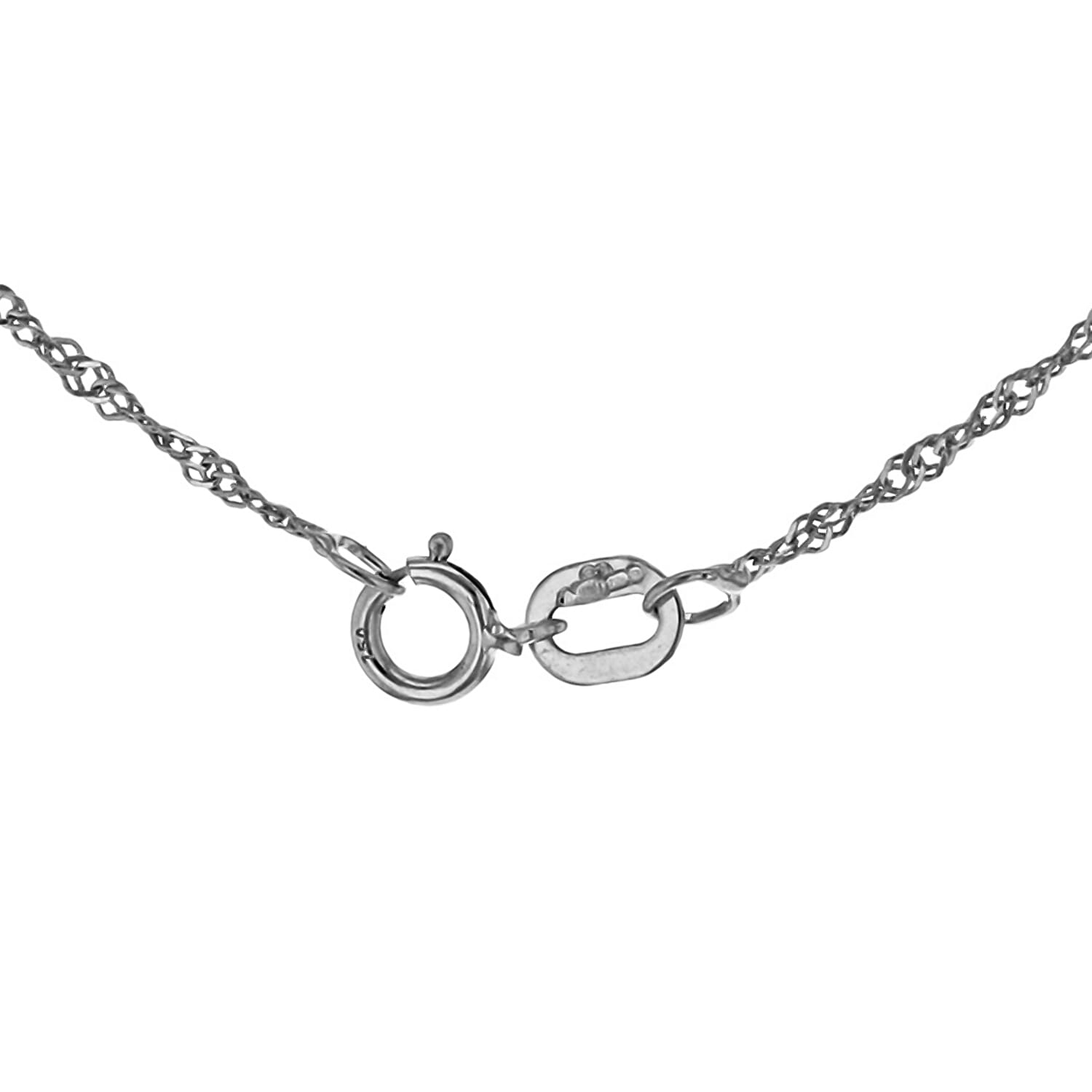 RHAPSODY 950 Platinum 1.3mm Twist Curb Chain 18 Inch with Supreme Finish 7167667 2