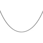 950 Platinum 1mm Spiga Chain 16 Inch with Supreme Finish