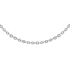 950 Platinum 1mm Trace Chain 16 Inch with Supreme Finish