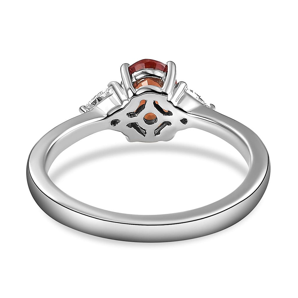 RHAPSODY 950 Platinum AAAA Songea Sapphire and Diamond (VS- E-F) Ring 1.10 Ct.