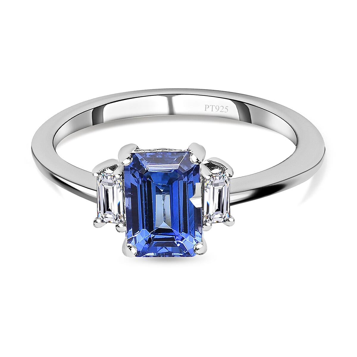 RHAPSODY 950 Platinum AAAA Tanzanite and Diamond (VS-E/F) Ring 1.22 Ct. 7547428 0