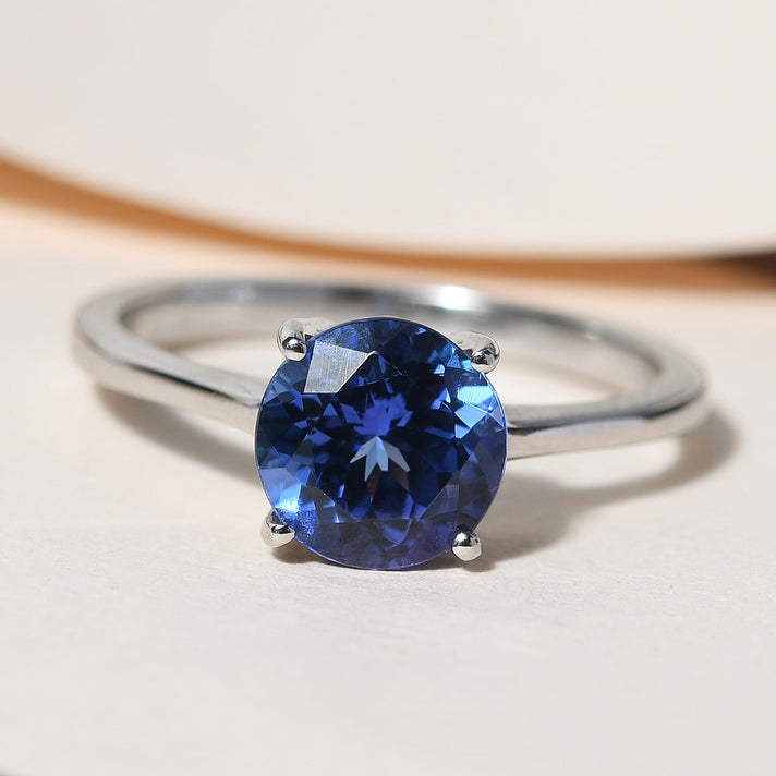 RHAPSODY 950 Platinum AAAA Tanzanite Solitaire Engagement Ring 2.00 Ct. 8847313 2